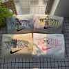 Cute Shadow And Sonic Nike Embroidered Sweatshirts, Nike Matching Embroidered Hoodies