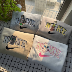 Toothless Night Fury And Light How To Train Your Dragon Disney Nike Embroidered Sweatshirt, Nike Matching Embroidered Hoodies